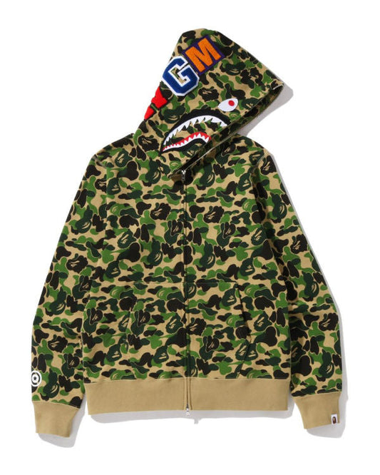 Green Bape full zip Hoodie