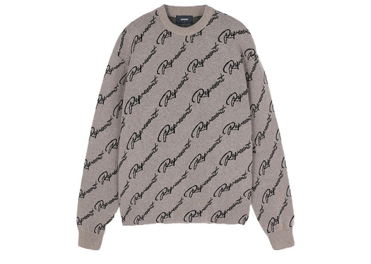 Represent Jacquard Sweater Hazel