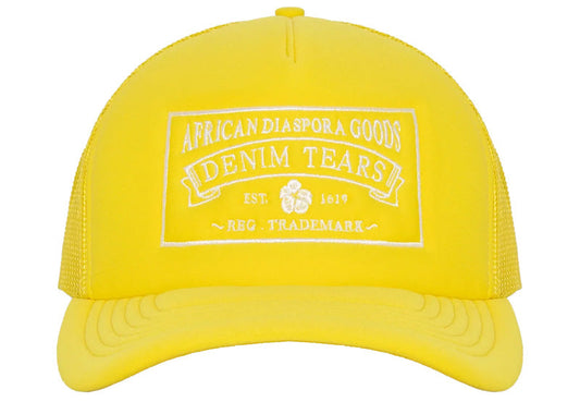 Denim Tears ADG Yellow Trucker Hat