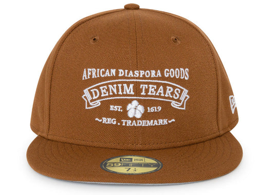 Denim Tears ADG New Era Hat Brown 7 1/2