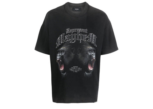 Represent Mayhem T Shirt (Vintage Black)