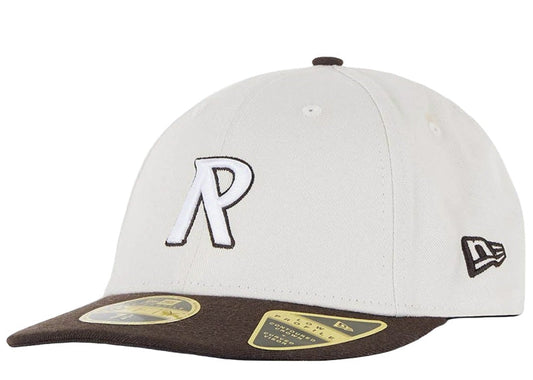 REPRESENT INITIAL NEW ERA 59FIFTY FITTED CAP - VINTAGE WHITE