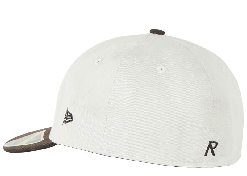 REPRESENT INITIAL NEW ERA 59FIFTY FITTED CAP - VINTAGE WHITE