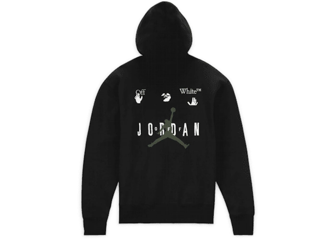 OFF-WHITE x Jordan Hoodie (Asia Sizing) Black