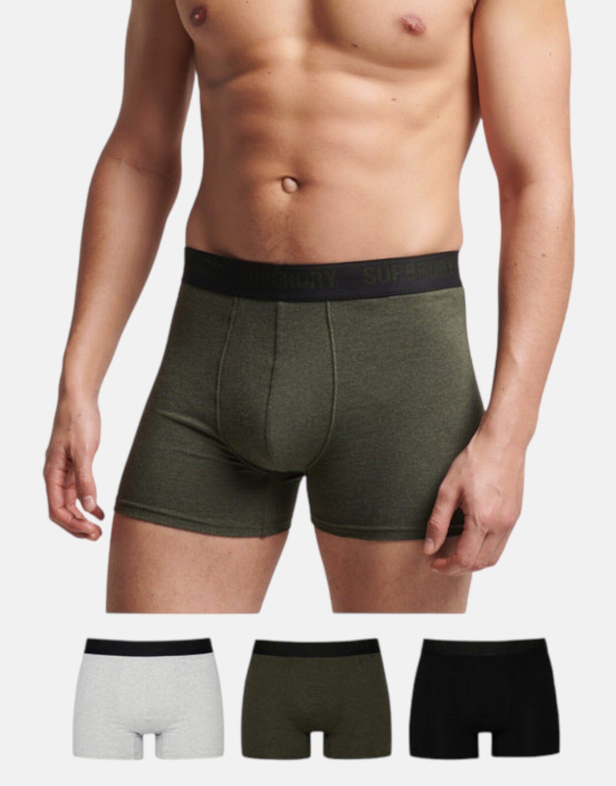 Superdry Organic Cotton Boxer Three Pack