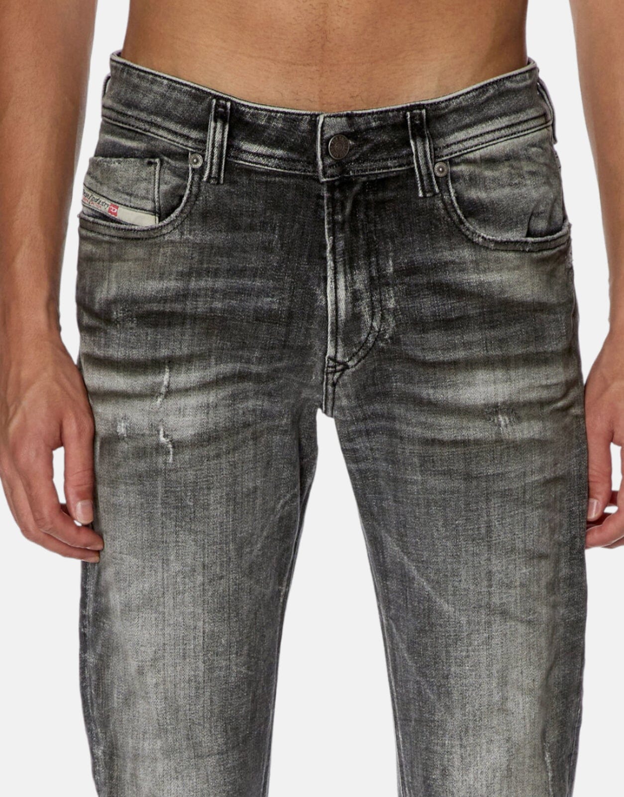 Diesel 1979 Sleenker Black Wash Jeans