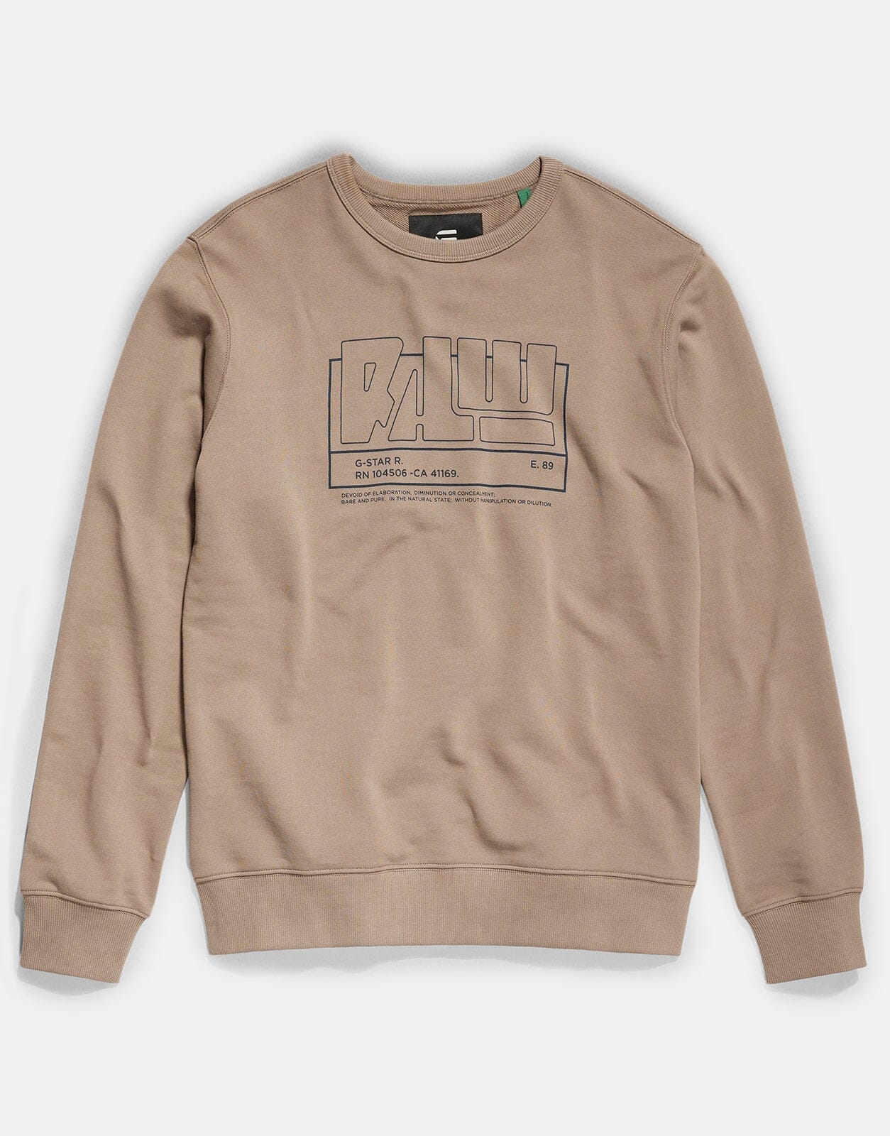 G-Star RAW Stencil RAW Deep Walnut Sweatshirt