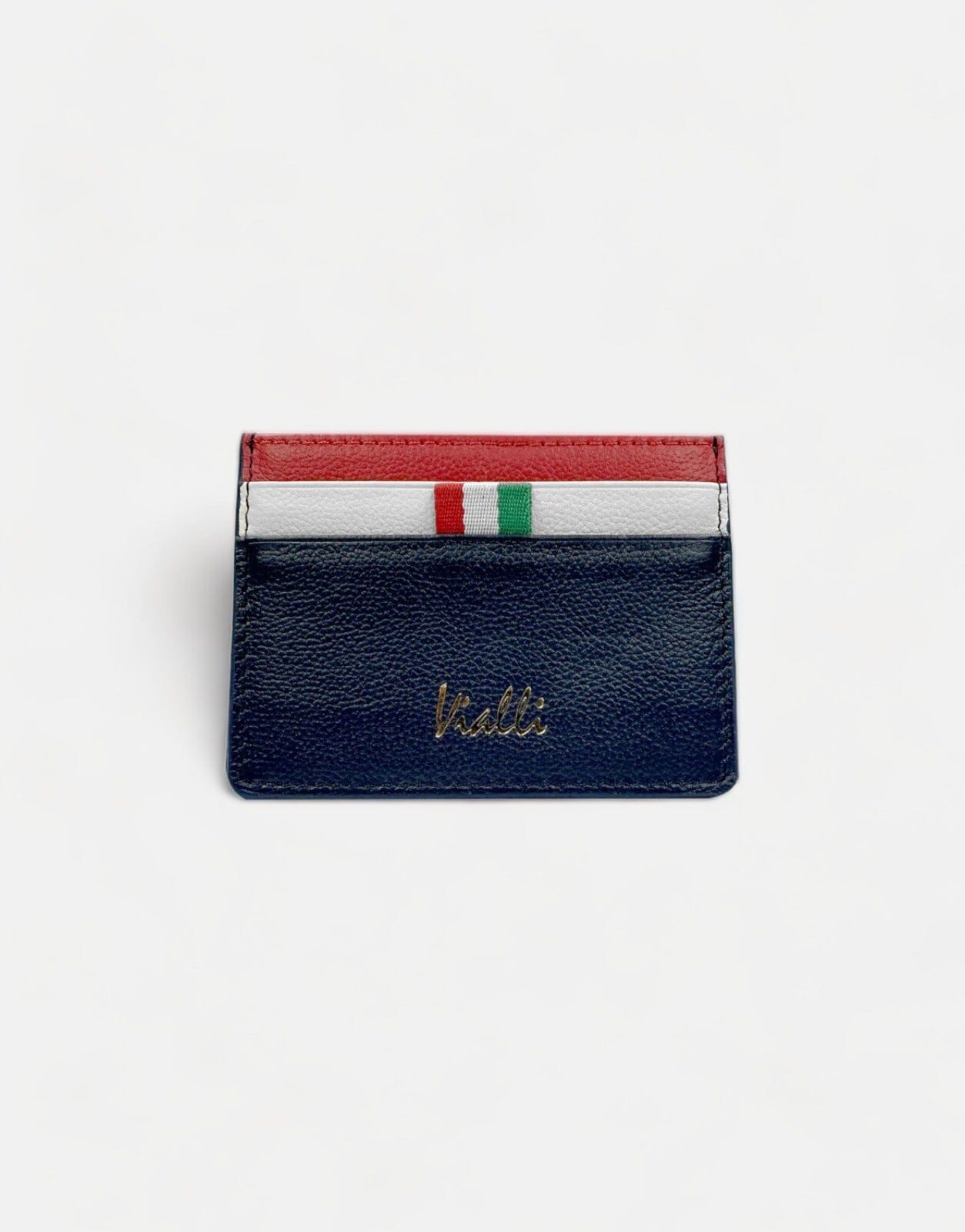 Vialli Navy/White/Red Card Holder