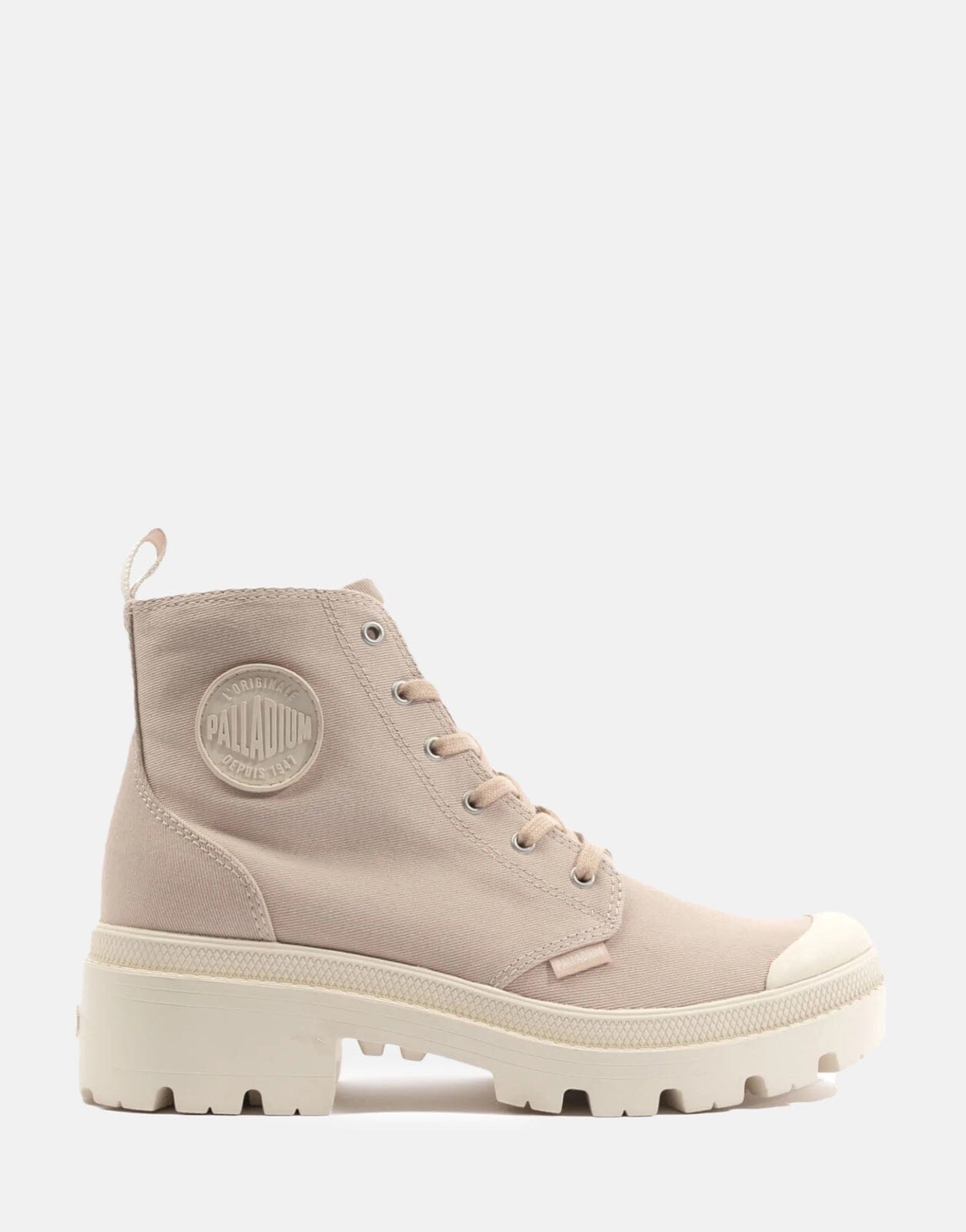 Palladium Pallabase Twill Boots Nude Dust