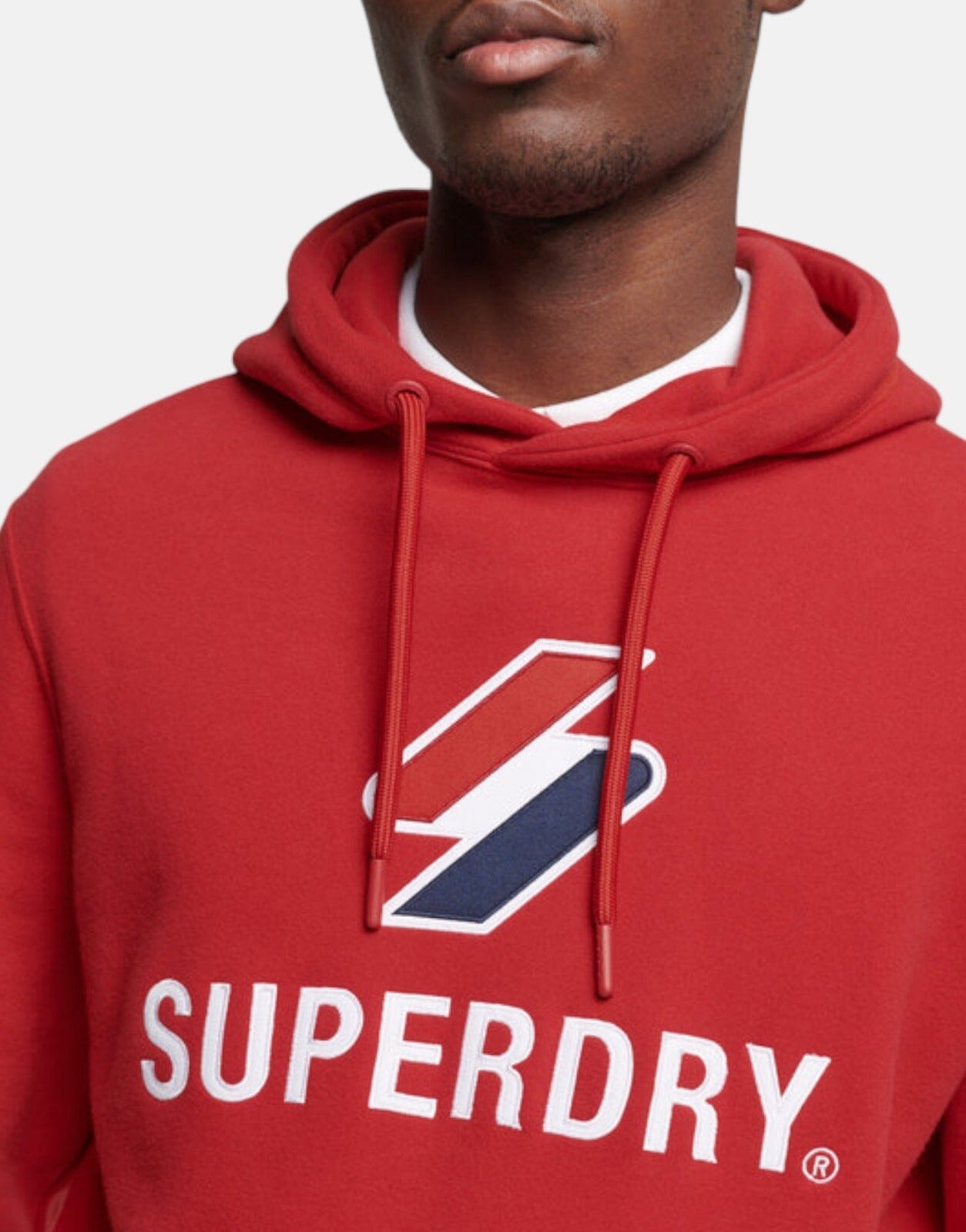 Superdry Stacked Applique Logo Hoodie