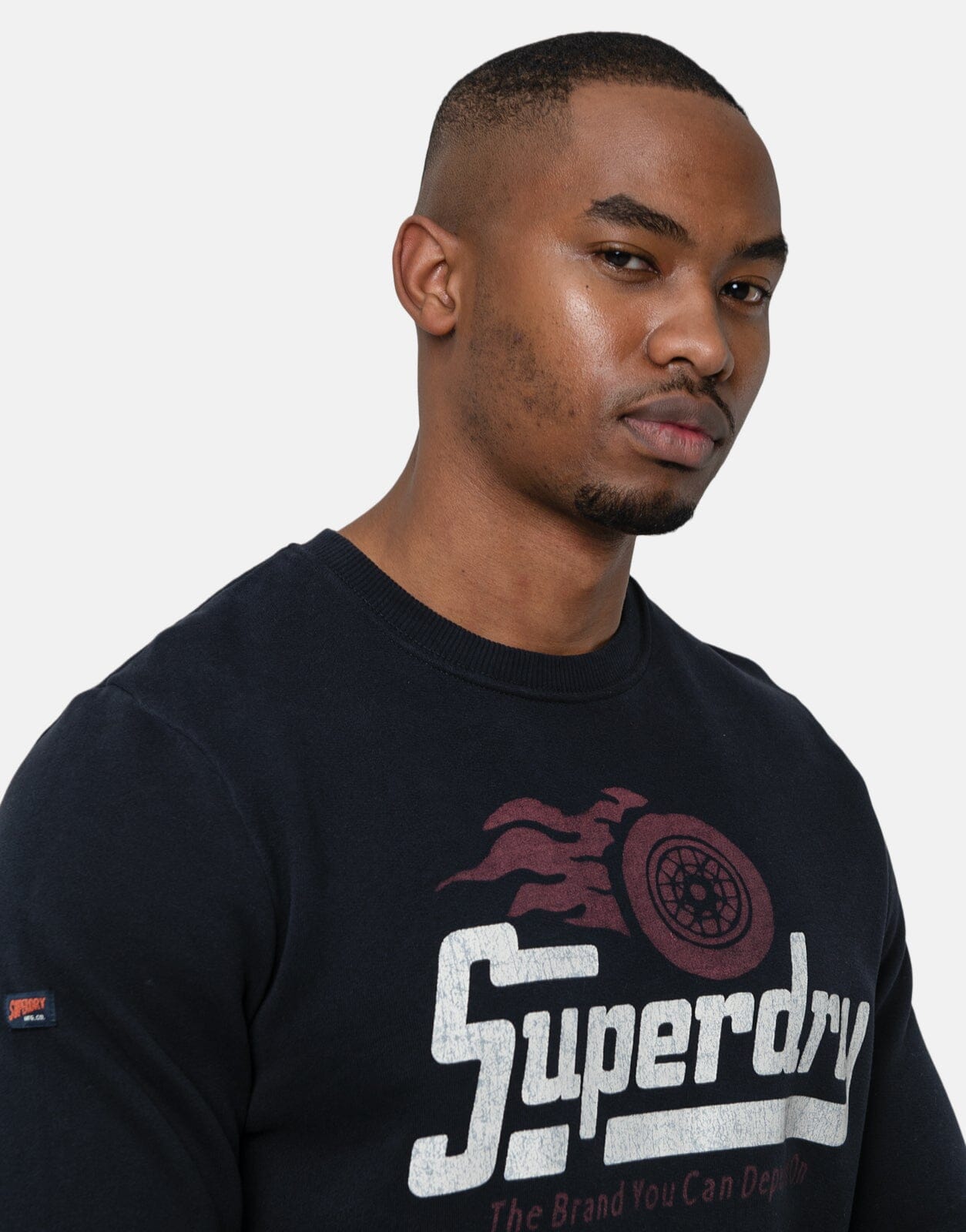 Superdry Vintage Industrial 98T Navy Sweatshirt