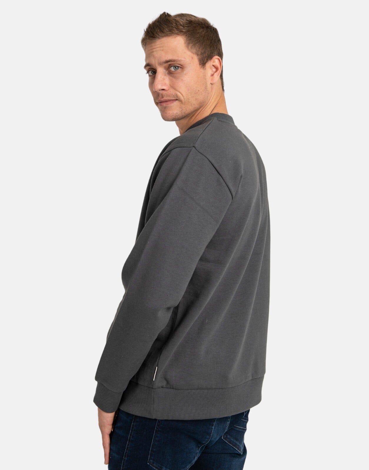 Ben Sherman B Kangaroo Sweatshirt - Charcoal