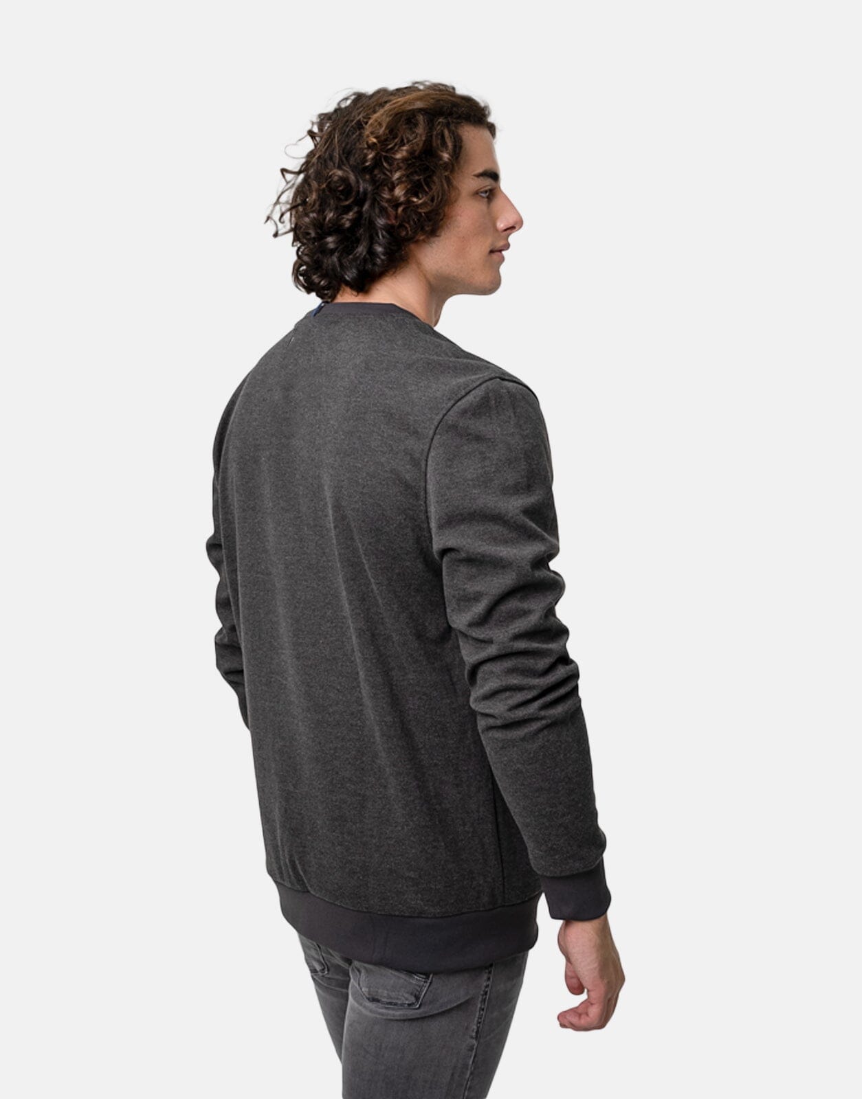 Polo Twill Textured Sweatshirt