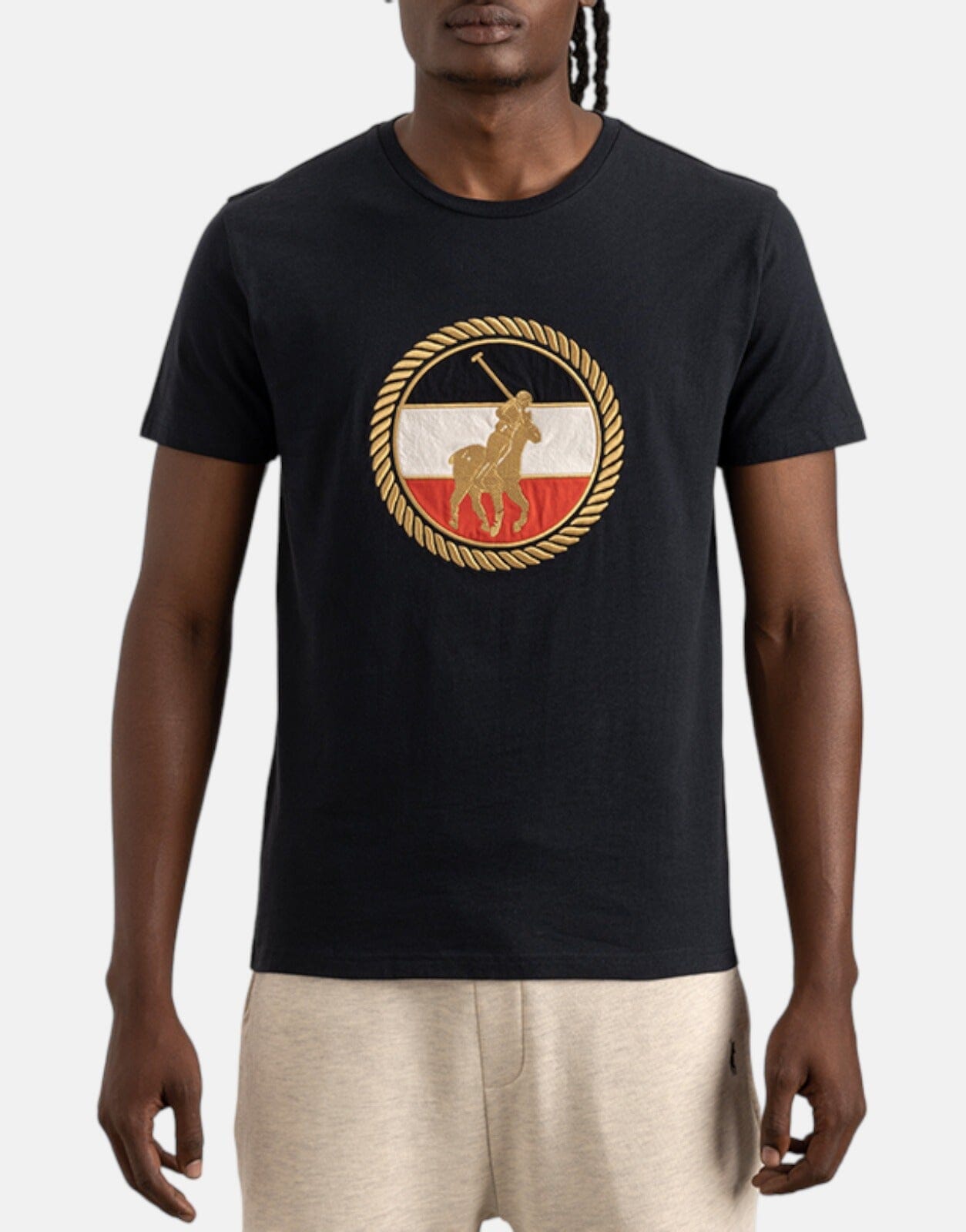 Polo Crest Short Sleeve Navy T-Shirt