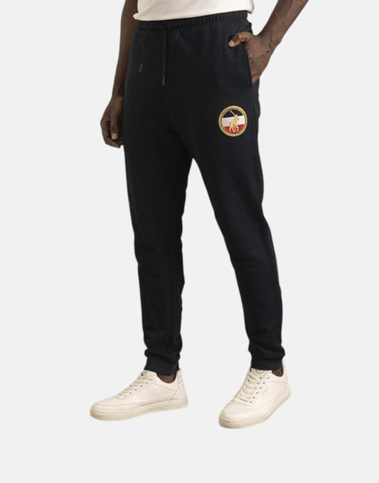 Polo Crest Logo Navy Jogger