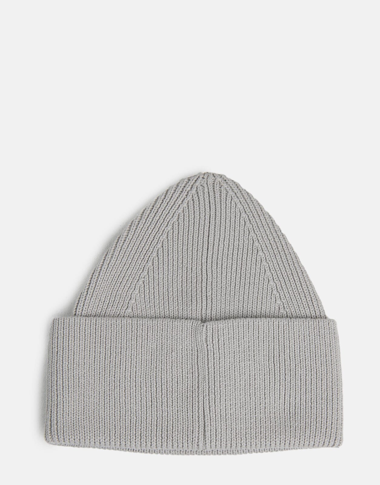 Polo Wide Cuff Beanie Grey