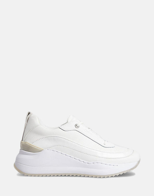 Calvin Klein Leather Wedge Trainers Sneakers