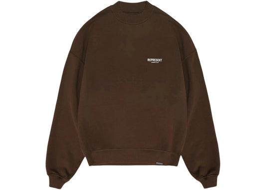 Represent Owner's Club Sweater Brown/White