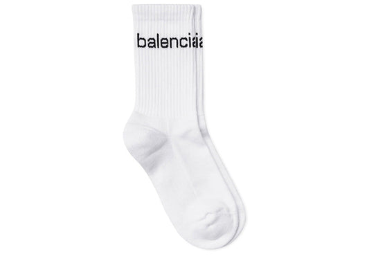 Balenciaga Crew Socks White