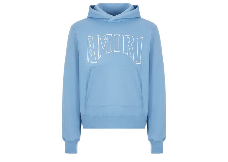 Amiri Zoltar Logo Hoddie Carolina Blue