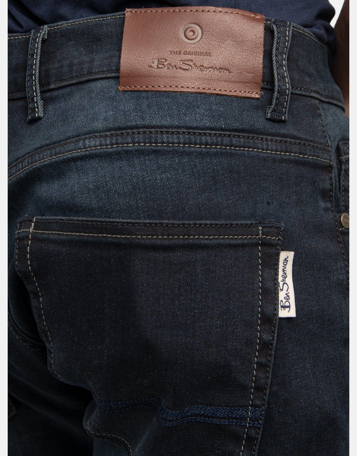 Ben Sherman Classic Denim Jeans Blue Black