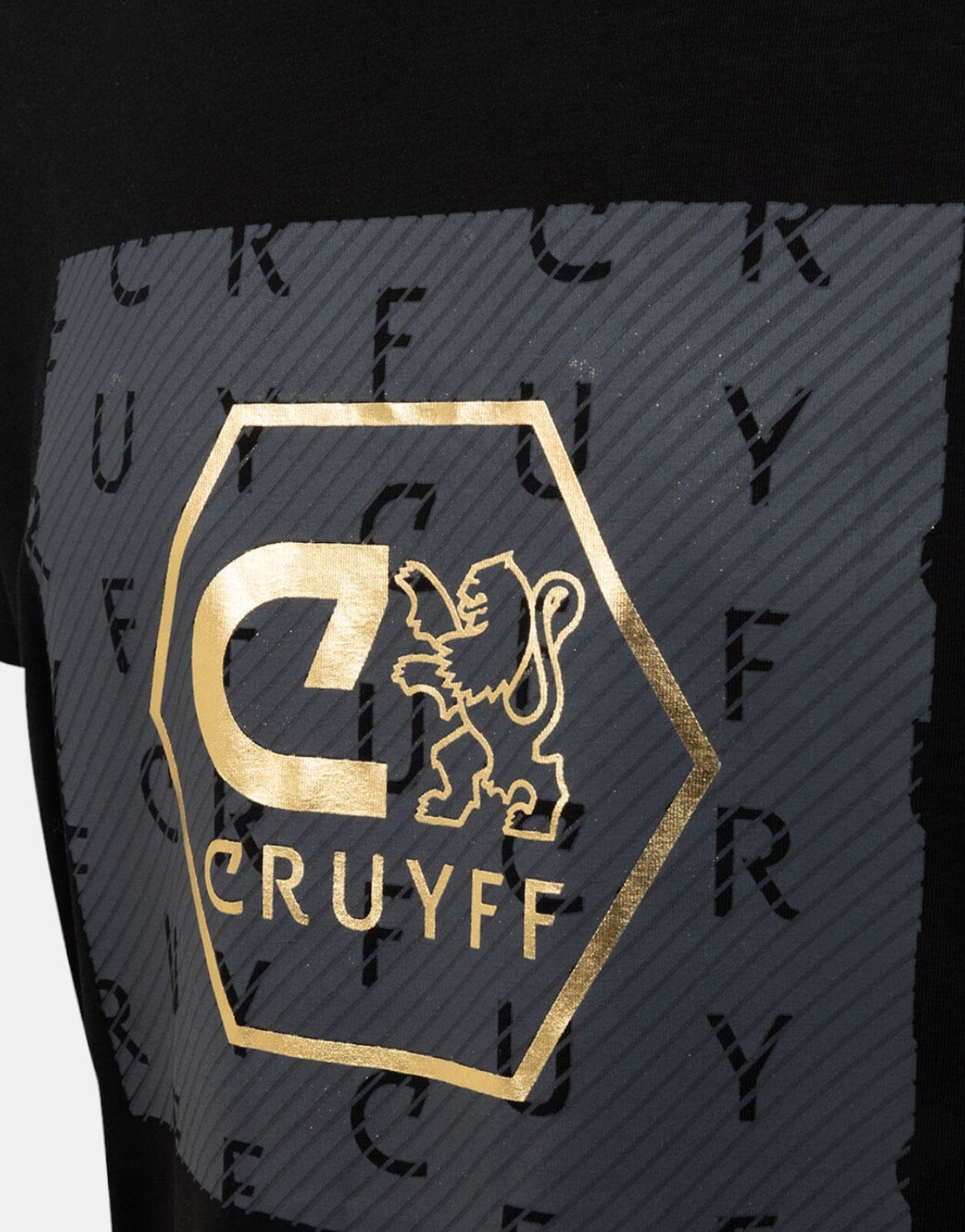 Cruyff Explore T-Shirt Black/Gold