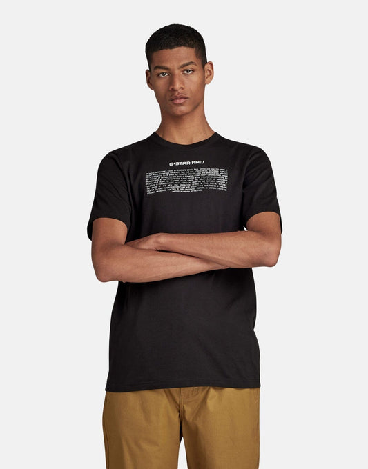 G-Star RAW Poem Slim Black T-Shirt