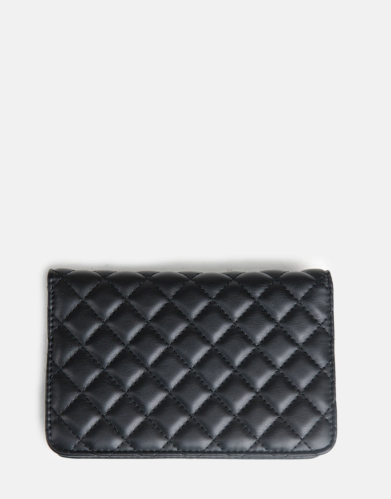 Sissy Boy Quilted Purse With Strap Blk