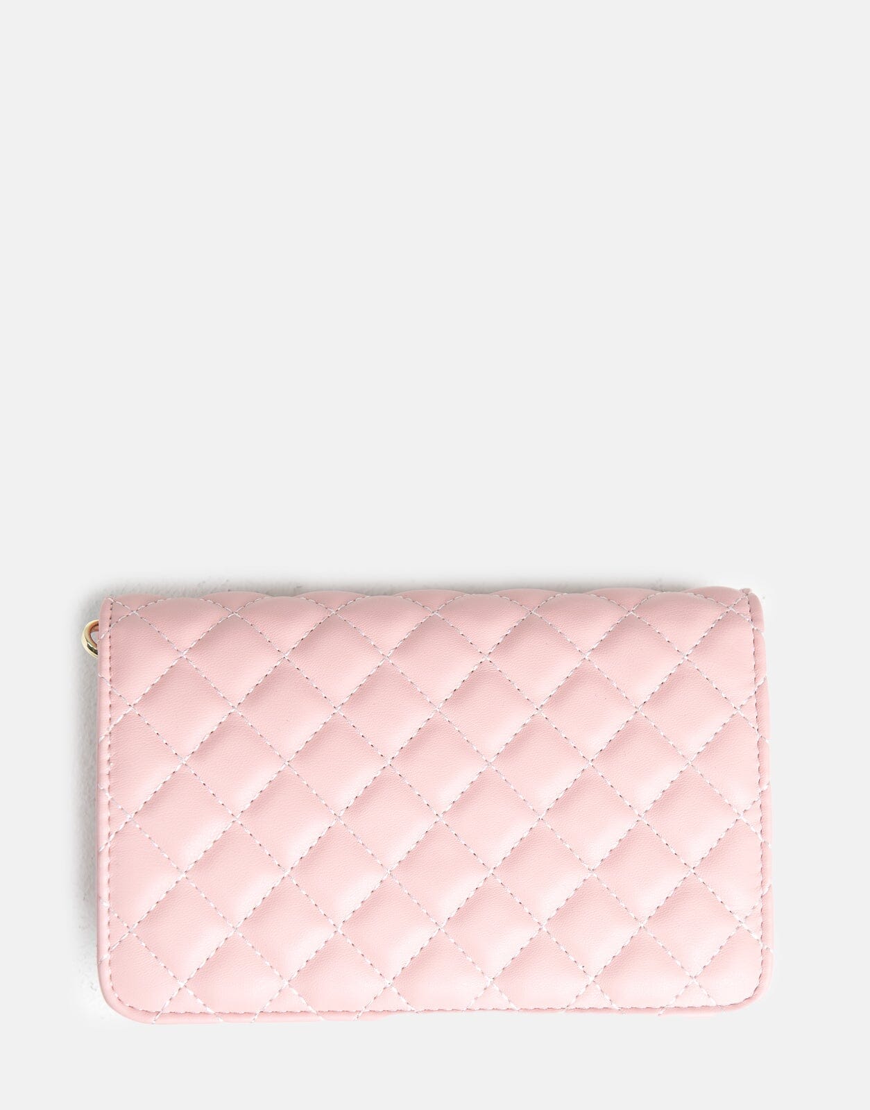 Sissy Boy Quilted Purse With Strap Pink