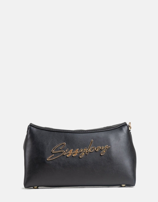 Sissy Boy Chain Link Shoulder Bag Black