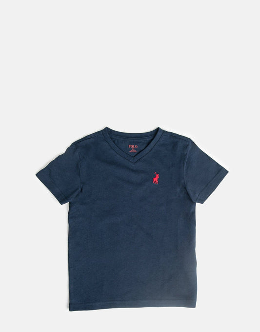 Polo James V-Neck T-Shirt Navy