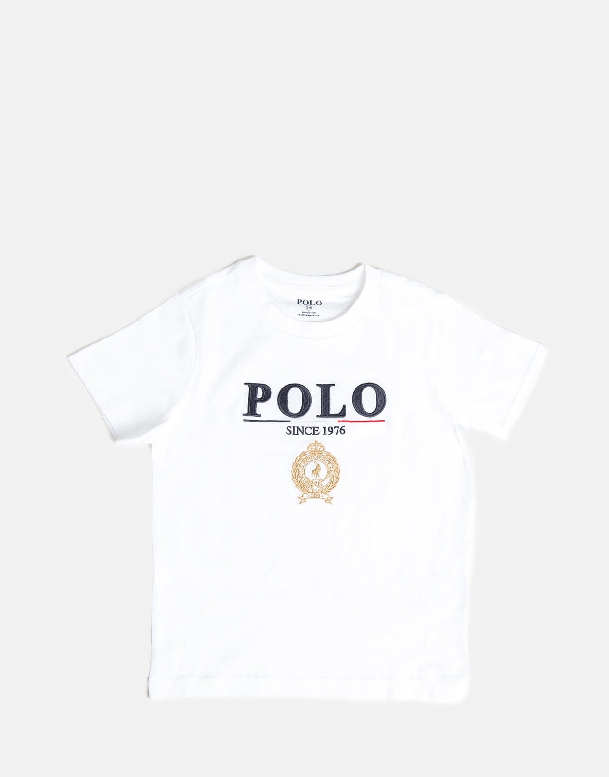 Polo Logan Crested White T-Shirt