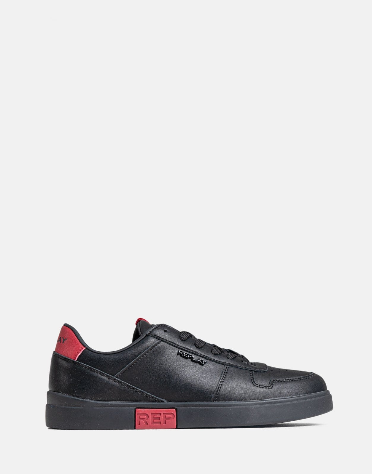 Replay Polaris Court Black Sneakers