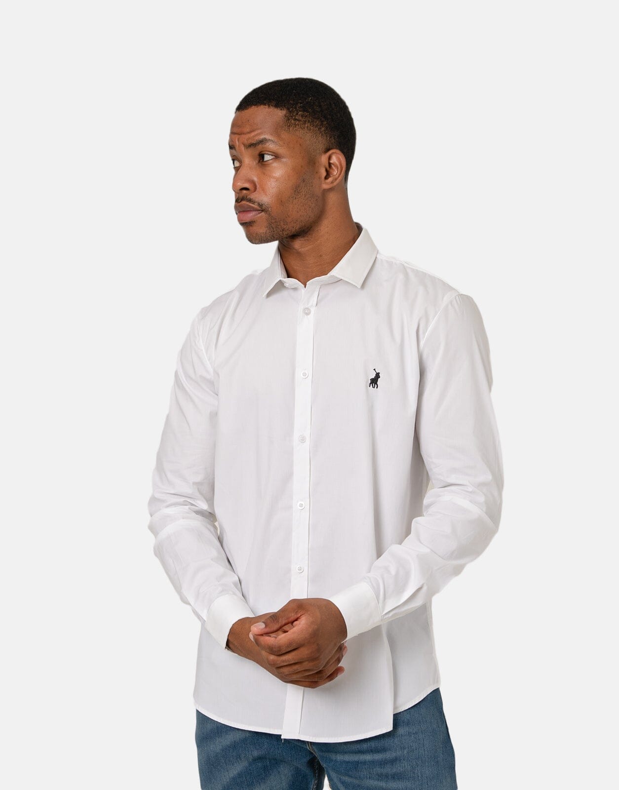 Polo Slim Stretch Shirt White