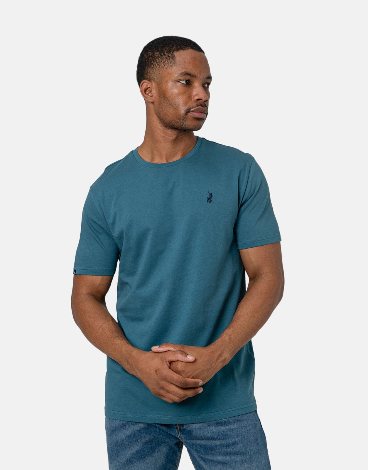 Polo Crew Neck T-Shirt Teal