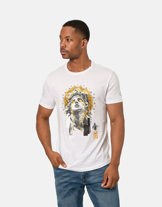 Replay Organic Cotton Graphic Print T-Shirt White