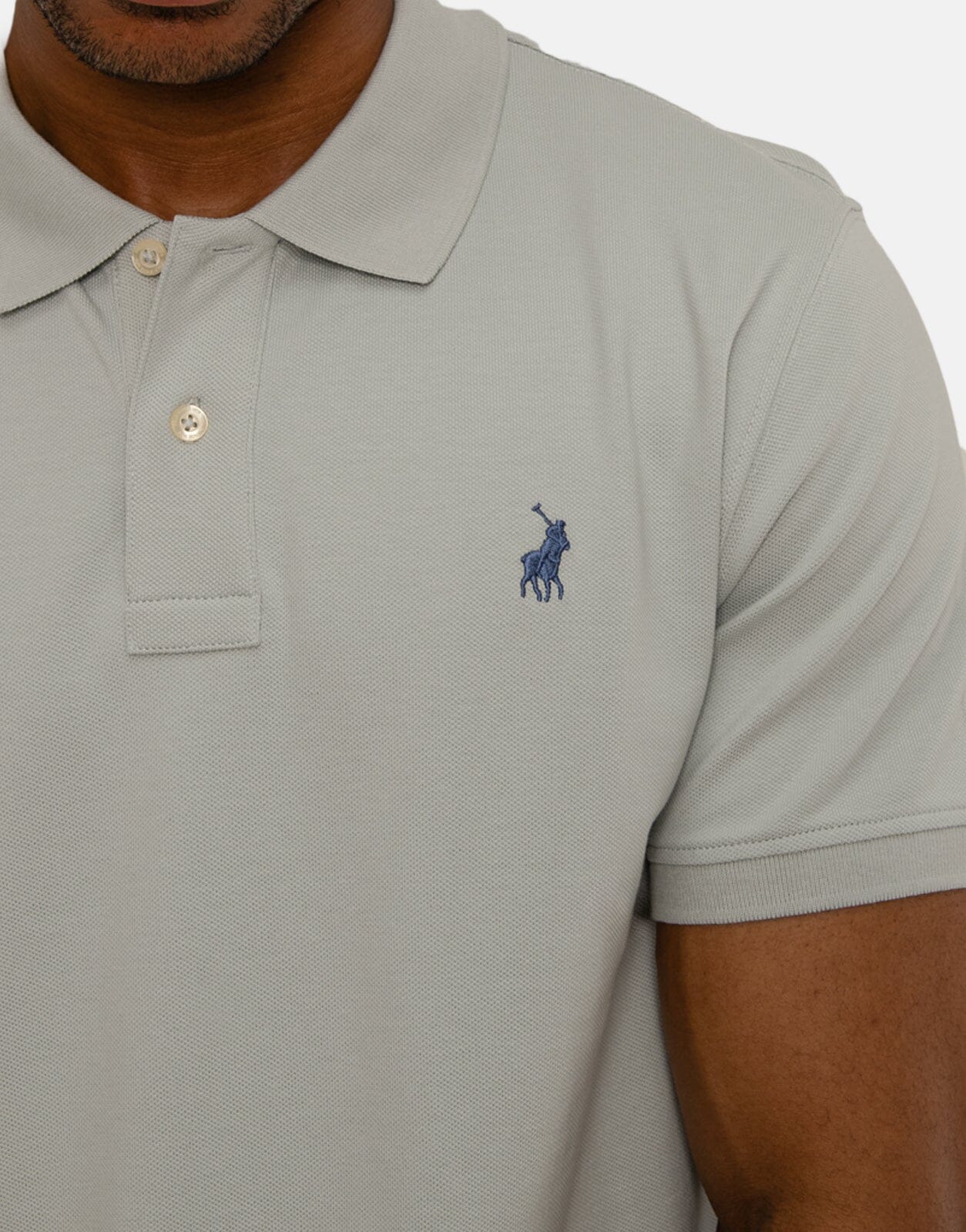 Polo Classic Pique Grey Polo Shirt