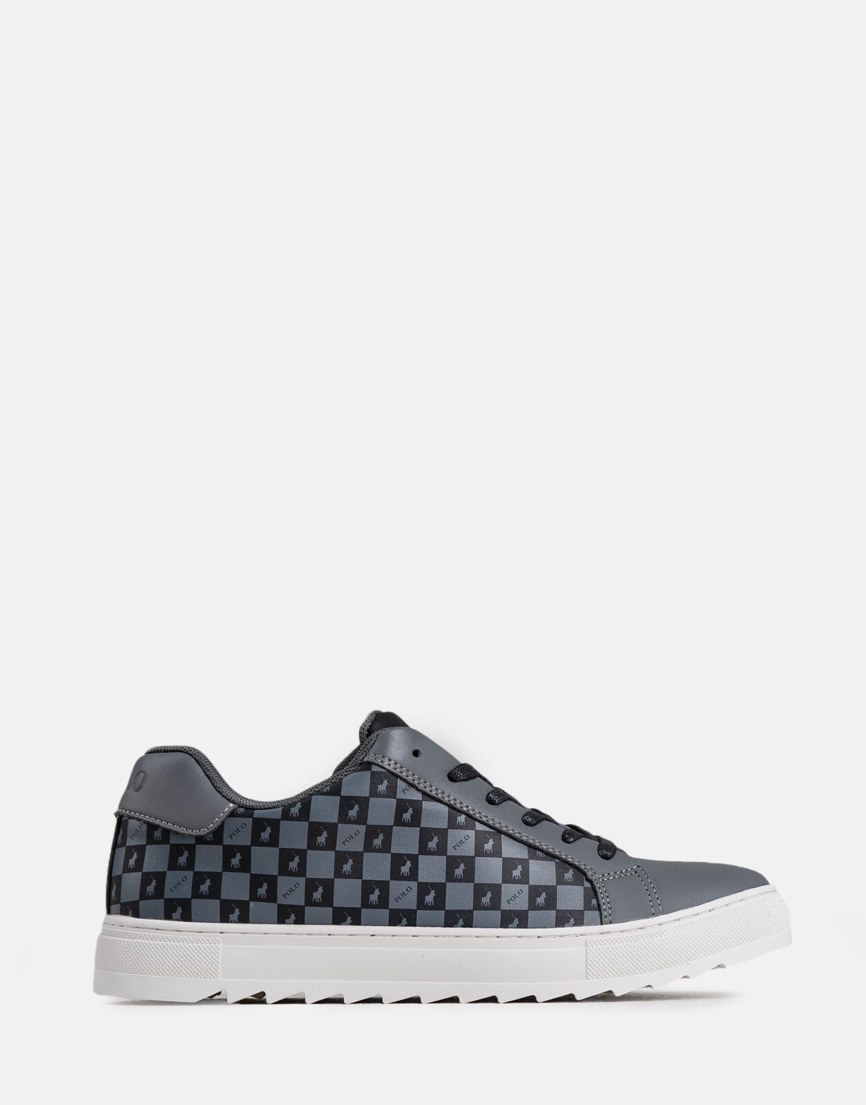 Polo Colour Block Monogram Black Sneakers