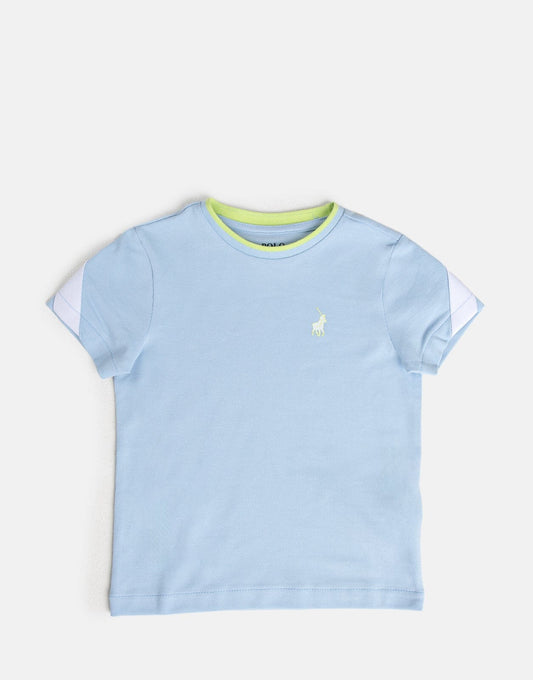 Polo Kids Cody Textured Light Blue T-Shirt