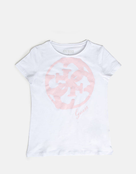 Guess Kids Short Sleeve T-Shirt White