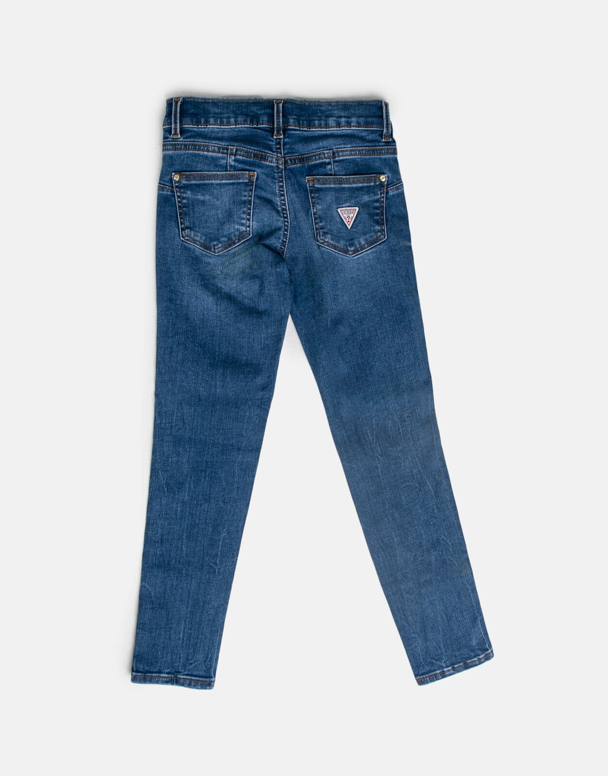 Guess Kids Girls Stretch Skinny Mid Blue Jeans