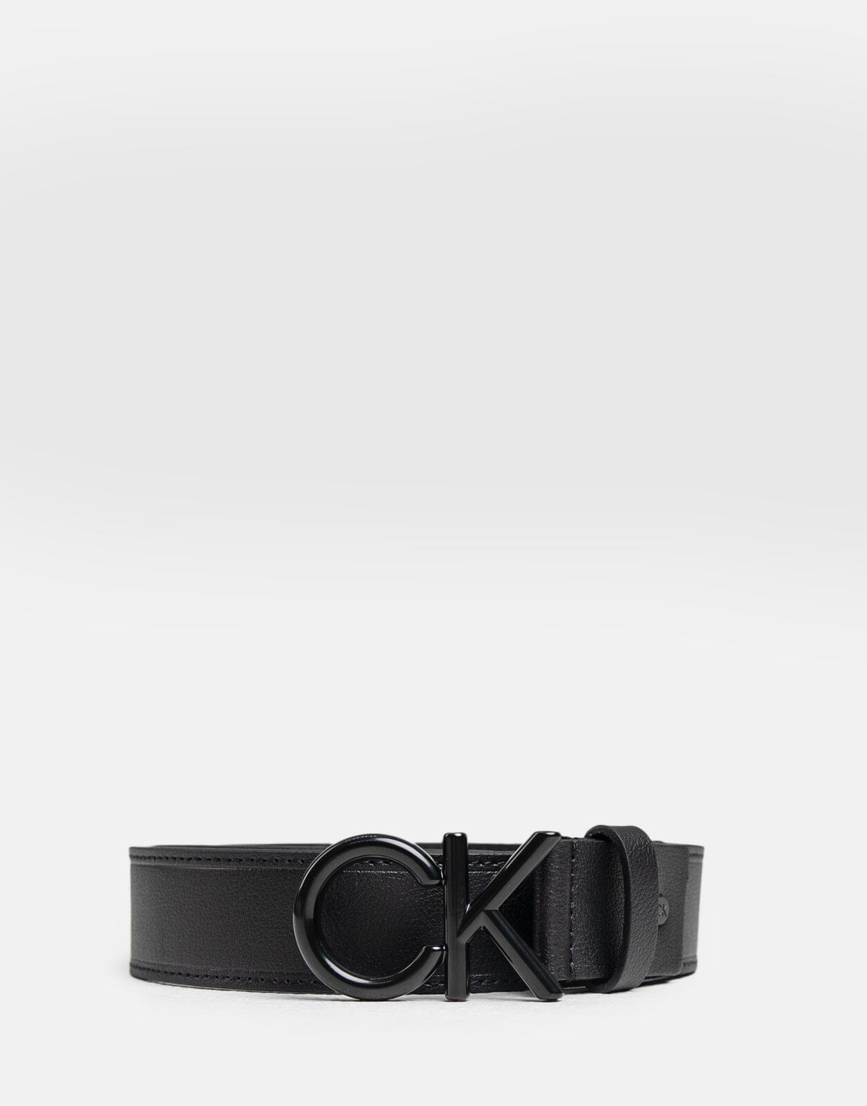 Calvin Klein ADJ Metal Bombe Black Belt