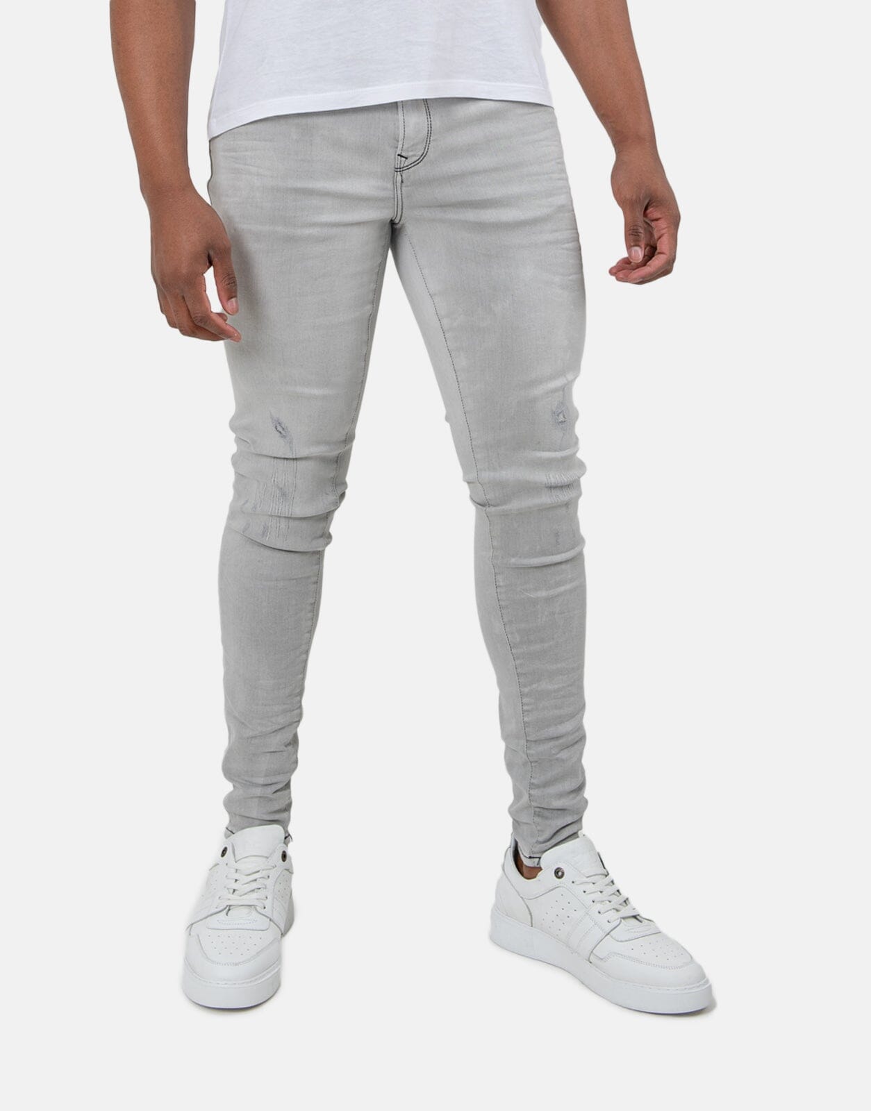 Vialli Calaa Ultra Fit Jeans Grey