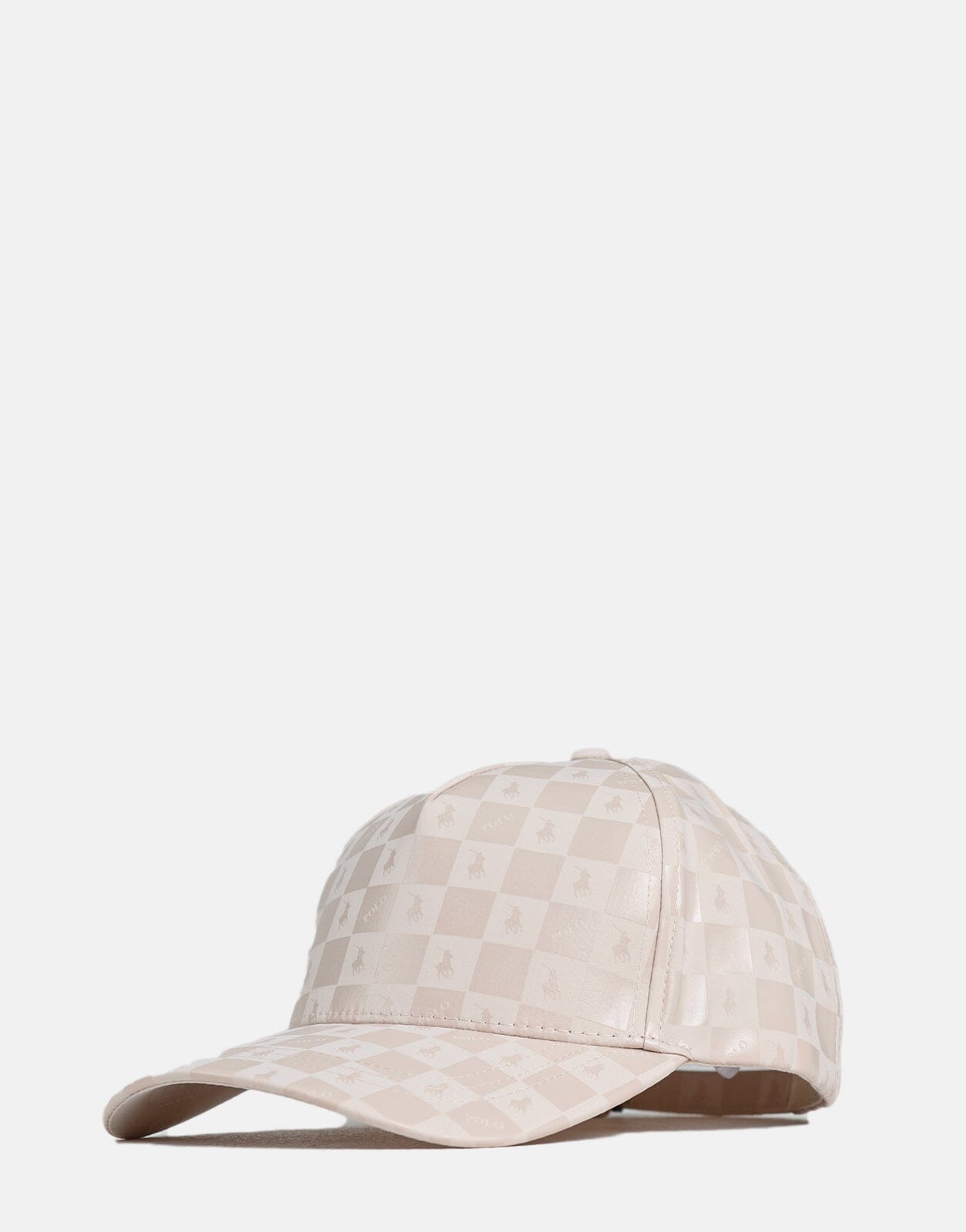 Polo 5 Panel Block Monogram Cap