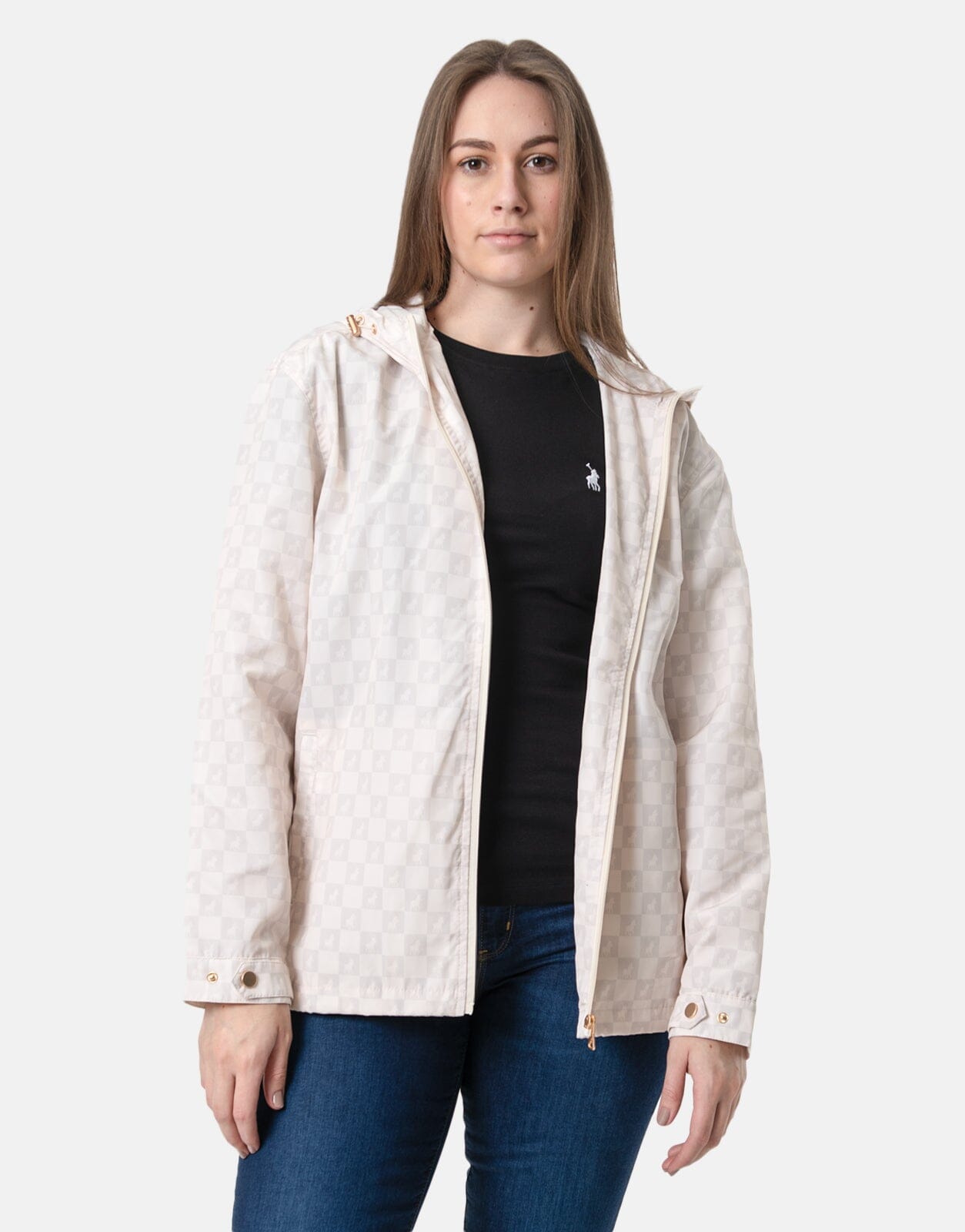 Polo Brianna Monogram Rain Jacket