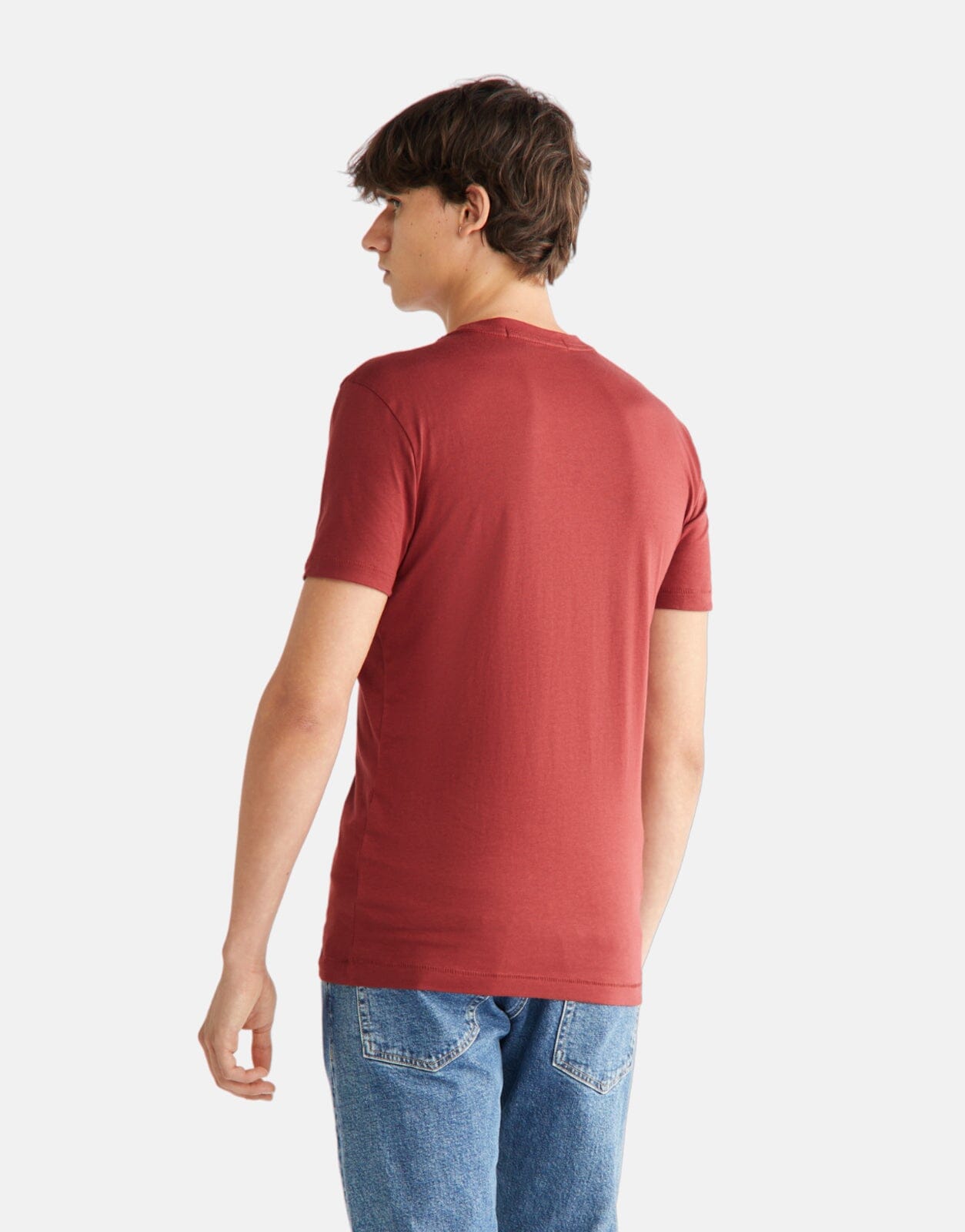 Calvin Klein Institutional Logo Slim Red T-Shirt