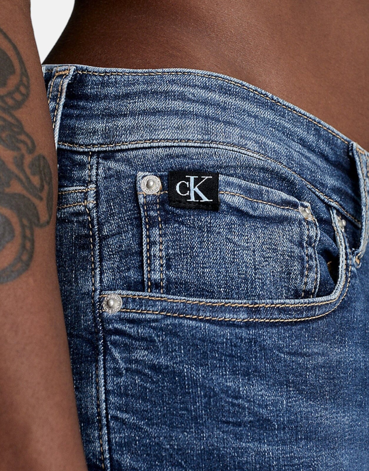 Calvin Klein Skinny Mid Blue Jeans