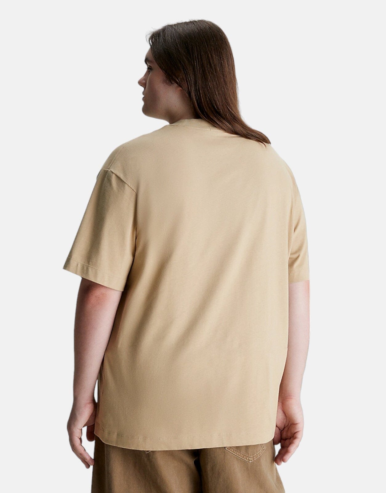 Calvin Klein Layered Address T-Shirt Brown