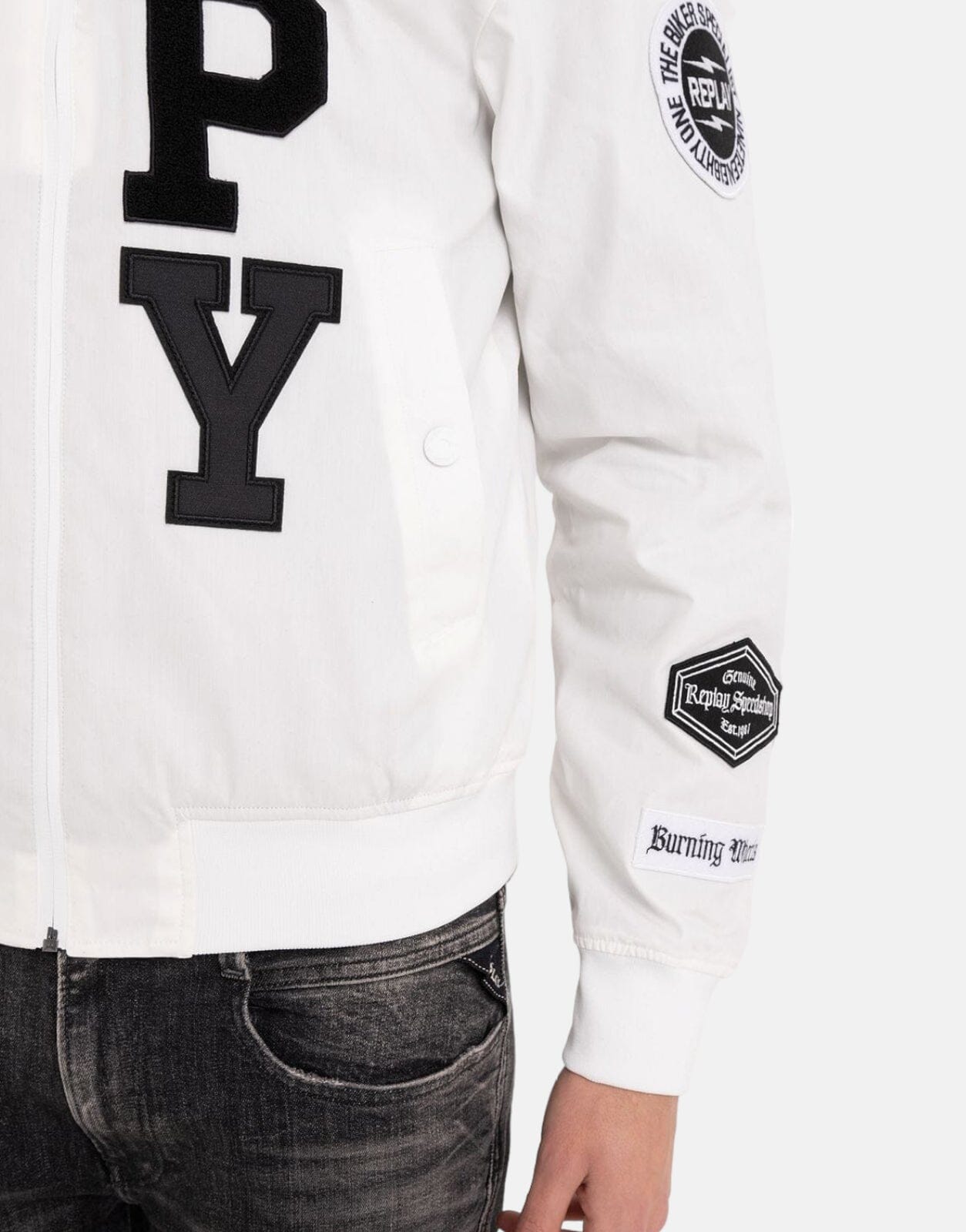 Replay Full Zipper Bomber Jacket