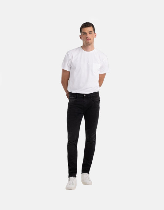 Replay Hyperflex Anbass Black Wash Jeans